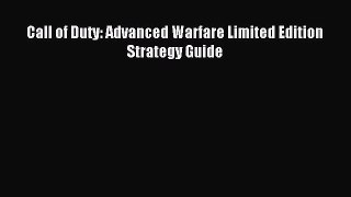 [PDF Download] Call of Duty: Advanced Warfare Limited Edition Strategy Guide [Download] Full