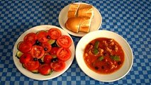 لوبيا (بالكرعين) (فاصوليا) (سيقان الخروف)haricots blancs sauce tomate Tunisian Cuisine