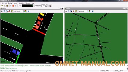 SUMO SIMULATION USING OMNET++ output