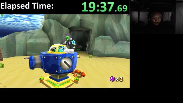 Super Luigi Galaxy (PC) Dolphin Emulator 4.0-5616 Walkthrough #8 - Part 2 with XSplit Broadcaster - 1080p 60 HD