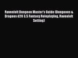 [PDF Download] Ravenloft Dungeon Master's Guide (Dungeons & Dragons d20 3.5 Fantasy Roleplaying