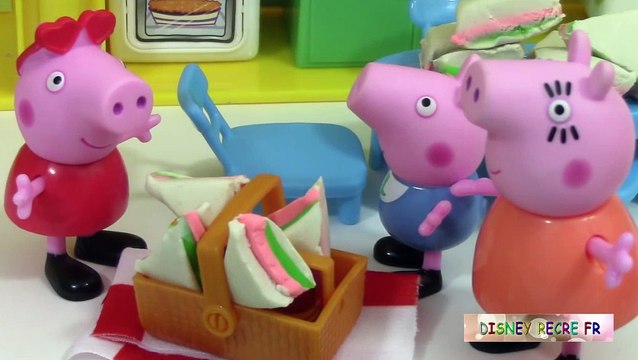 Peppa pig en français Voiture de Pique nique Picnic Adventure Car Jouets