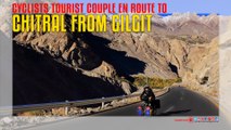 Cyclists Tourist Couple En-Route To Chitral From Gilgit