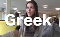 What greek sounds like to foreigners