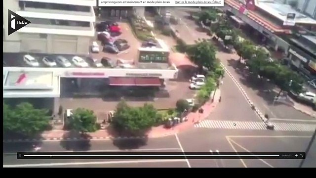 Tirs et explosions dans le centre-ville de Jakarta
