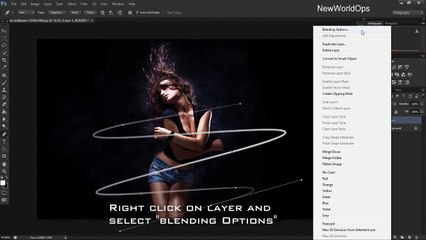 Adobe Photoshop CS6  Basic Neon Lines - Tutorial