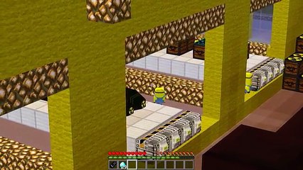 Minecraft School : VISITING THE MINIONS FACTORY WITH GRU