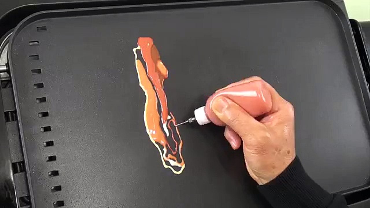 BACON and EGG PANCAKES  How to Make Perfect Bacon and Eggs Using Just Pancake Mix! by Tiger Tomato