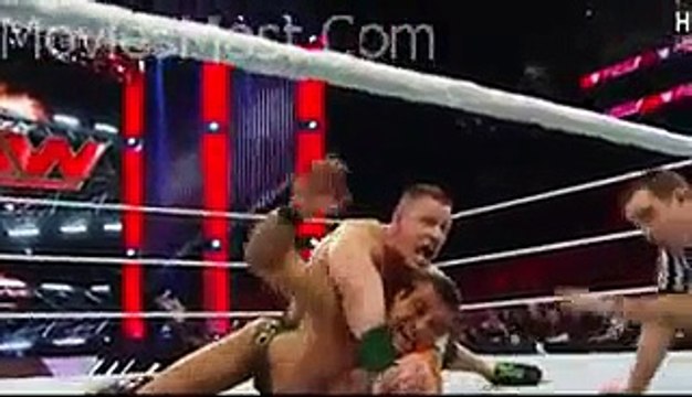 John Cena vs Alberto United State Championship Full Length Match Interface Rusev Alberto WWE RAW 2015