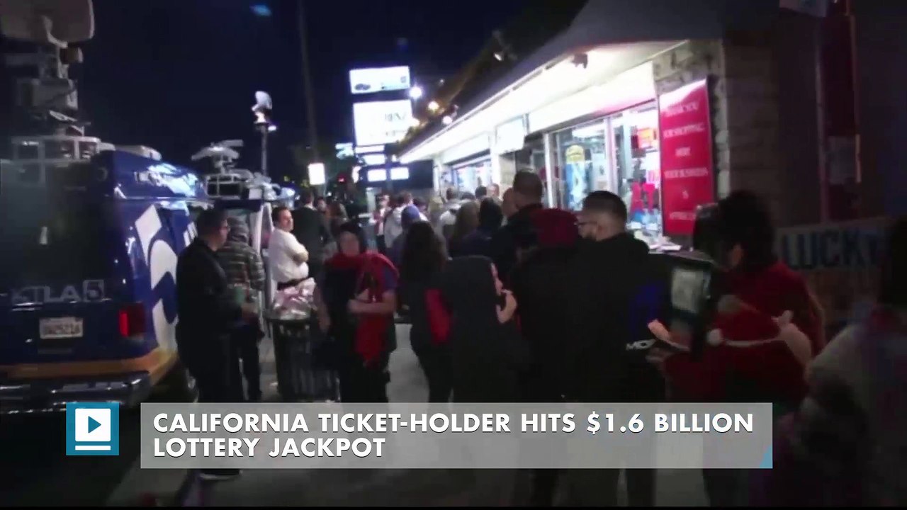 California ticket-holder hits $1.6 billion lottery jackpot