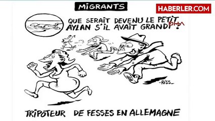 Charlie Hebdo?daki "Alan Bebek" Karikatürü Fransa'da Polemik Yarattı