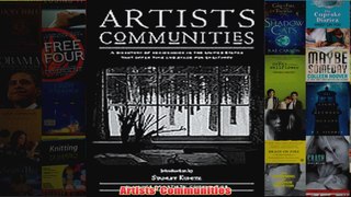 Download PDF  Artists Communities FULL FREE