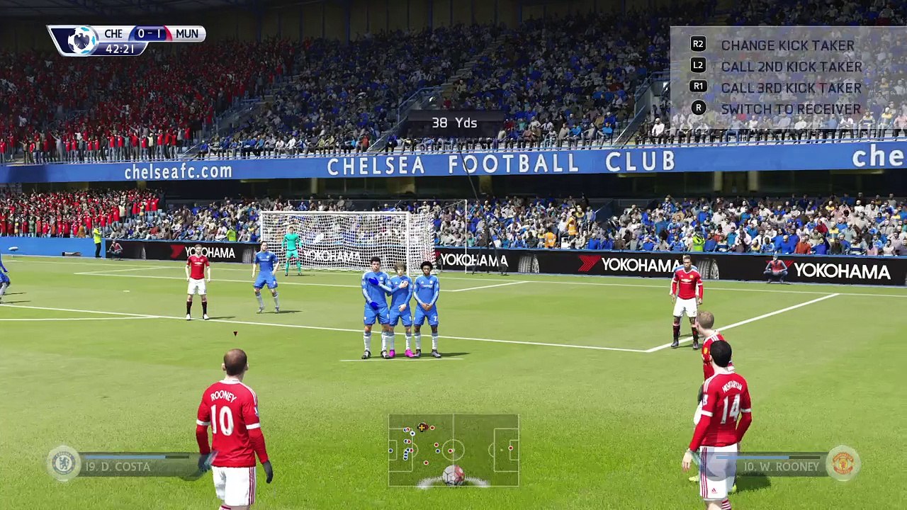 Free kick ~ Keeper nutmeg :D