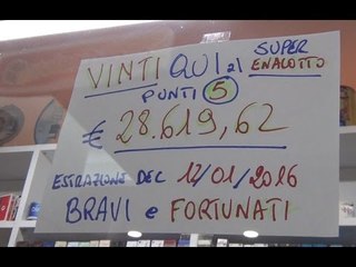 Aversa (CE) - "Il Vizietto", nuova vincita: 5 al Superenalotto (13.01.16)