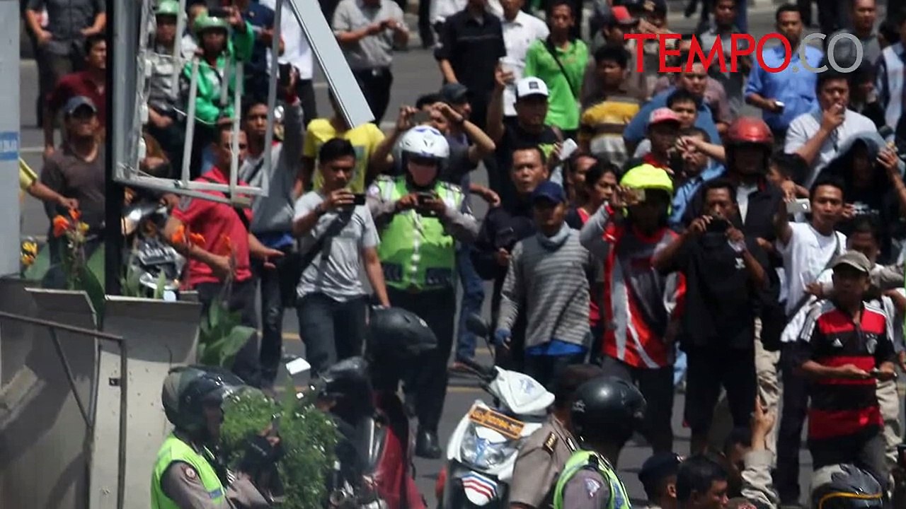 Explosions Occurred at Jalan Thamrin Jakarta