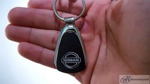 Nissan Keychain & Keyring - Black Teardrop