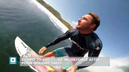 GoPro To Cut 7% Of Workforce After Poor Holiday Sales