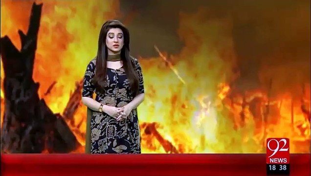 Karachi Garyon mai Aag - 11-Jan-16 - 92NewswHD