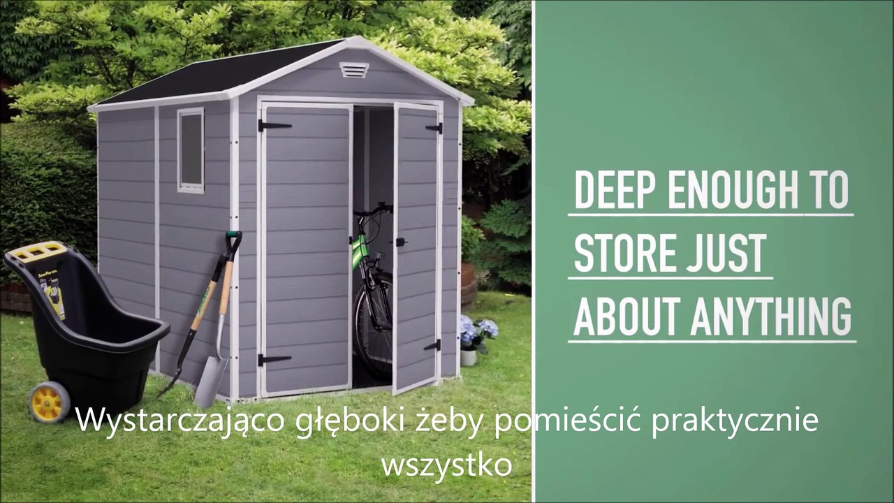 Domek narzędziowy Keter Manor 6x8 Ogrodosfera.pl