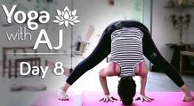 Forward Bend – Yoga Poses | Day 8 | Yoga For Beginners - Yoga With AJ