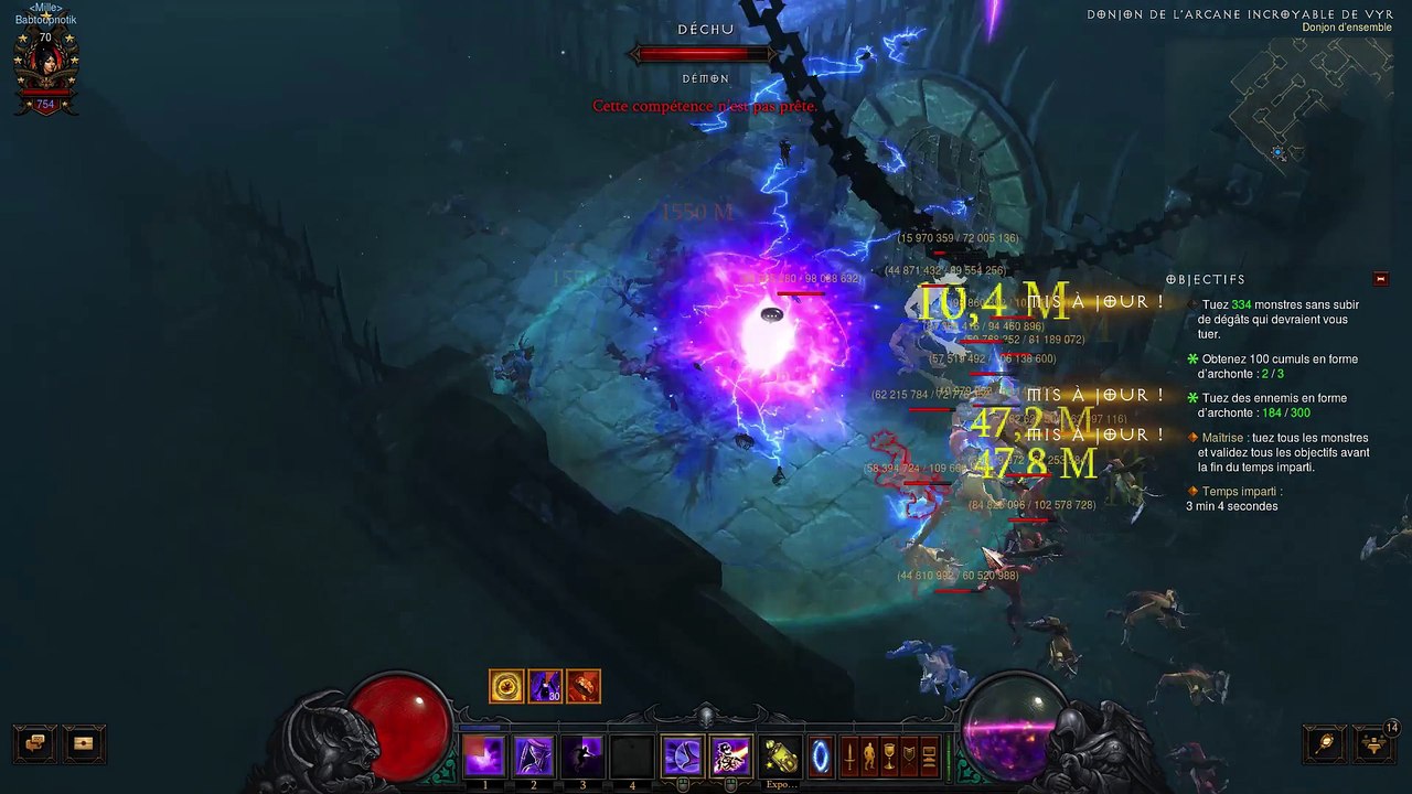 Diablo 3 Donjon d'ensemble Sorcier Vyr Patch 2.4