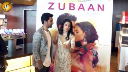 TRAILER LAUNCH OF ZUBAAN WITH VICKY KAUSHAL & SARAH JANE DIAS.