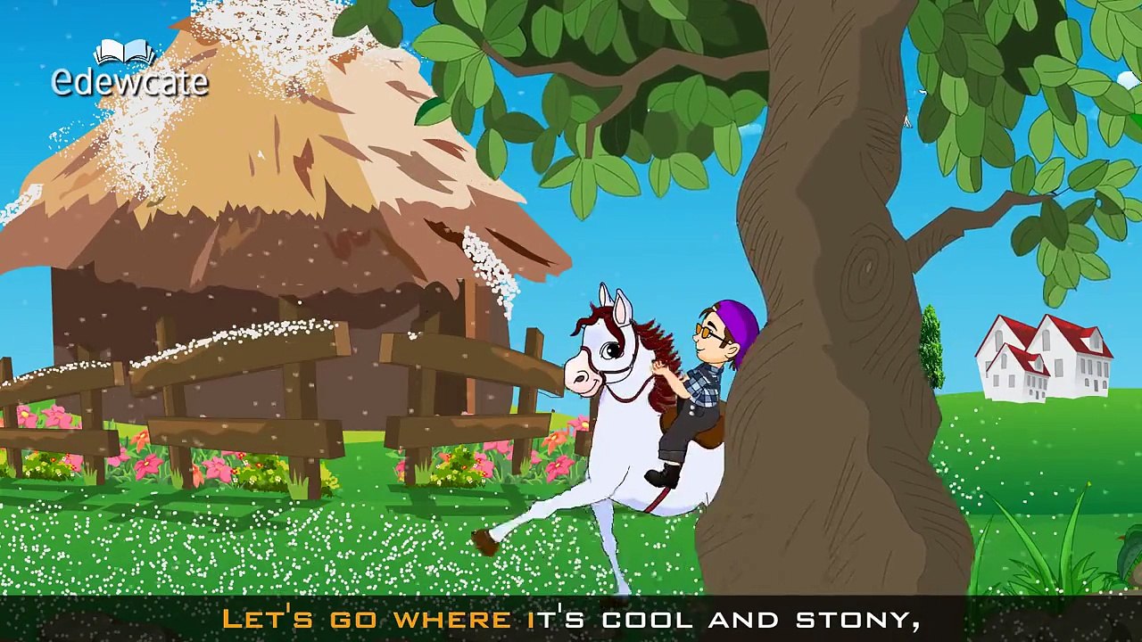 Edewcate english rhymes Trot Trot Trot Horse nursery rhyme