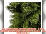 GREEN ARTIFICIAL CHRISTMAS TREE 6FT / 180CM   10 METRE 100 LED FAIRY TWINKLE LIGHTS IN WARM