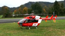 EC 145 REGA GIGANTIC RC SCALE TURBINE MODEL HELICOPTER DEMO FLIGHT / RC Airshow Hausen am