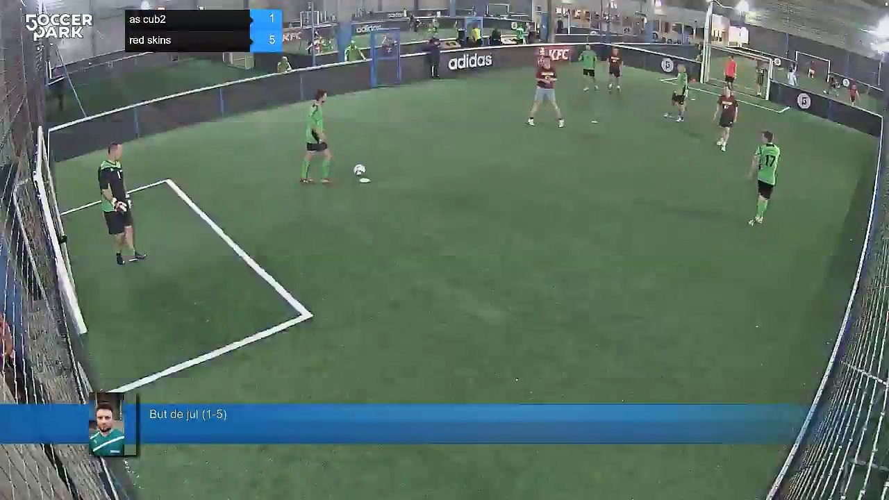But de jul (1-5) - as cub2 Vs red skins - 13/01/16 19:30 - Octobre 2015 Ligue mercredi B