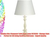Shabby Chic Chaumont Table Desk Lamp (H12038) - Vintage Style Perfect for All Living Rooms
