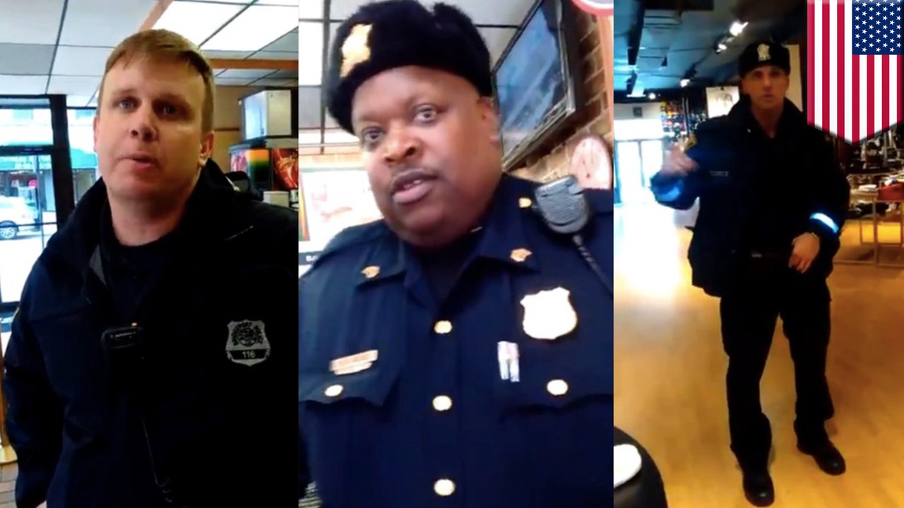 Open carry guy stands his ground with three cop...