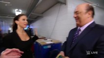 Stephanie McMahon, Vince McMahon and Paul Heyman Backstage Segment