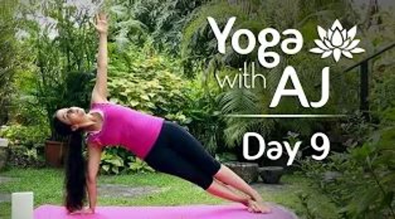 Yoga Poses For Upper Body | Day 9 | Yoga For Beginners - Yoga With AJ