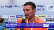 Interviews after Netherlands won by 28:2 against Portugal – Women Preliminary, Belgrade 2016 European Championships