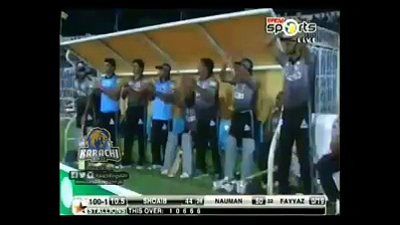 Shoaib Malik brilliant 95 in qaumi T-20 !! must watch batting