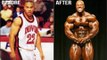 Pro bodybuilders before and after Ronnie Coleman, Arnold, Phil Heath, Kai Greene, Jay Cutl