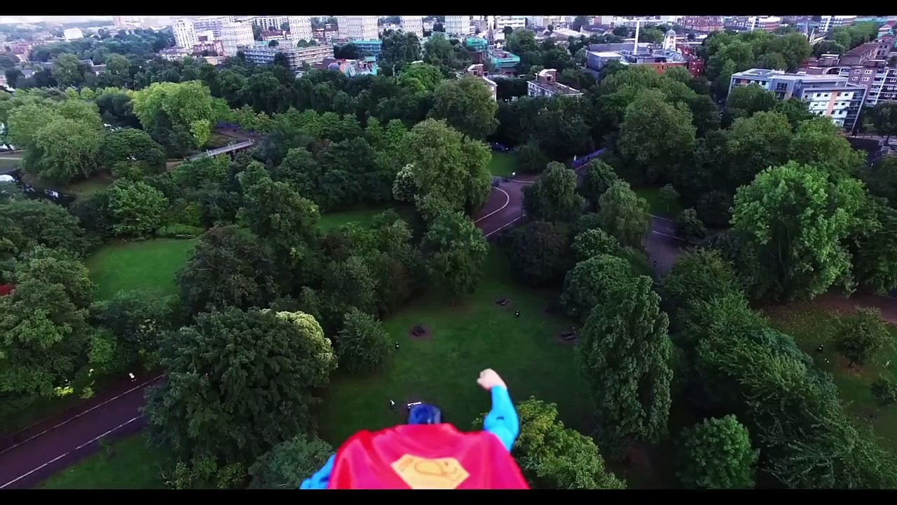 A Superman Toy Taped To Flying Drone Is Actually Better Than The Superman Movie
