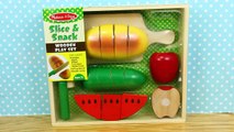 Melissa & Doug Wooden Slice & Snack Fruit & Veggie Food + Baby Alive Lucy Doll DisneyCarTo