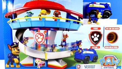Paw PATROL Lookout Tower Nickelodeon Disney Pixar Cars Lightning Mcqueen Spongebob Mater