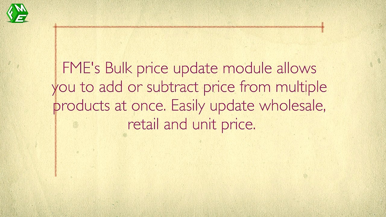 Mass Price Update Module by FME for PrestaShop