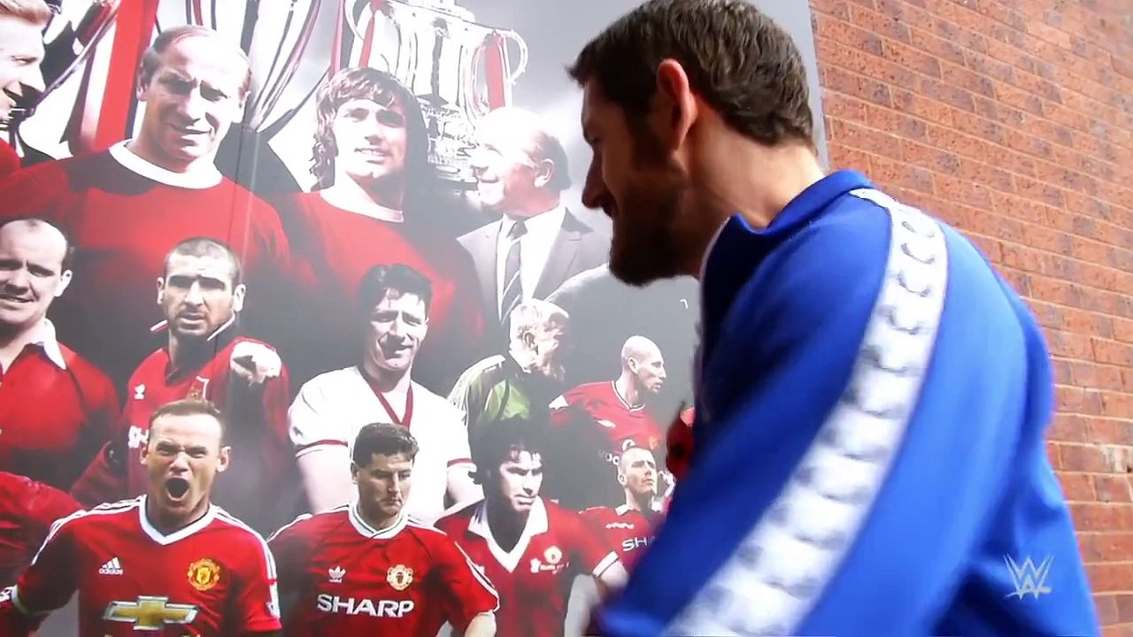 King Barrett hunts for Wayne Rooney at Old Trafford