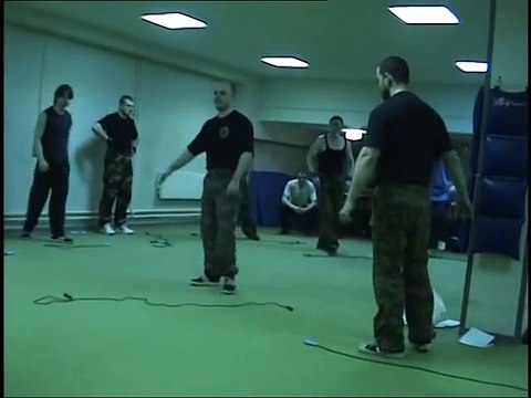 Тренинг рукопашника часть 17