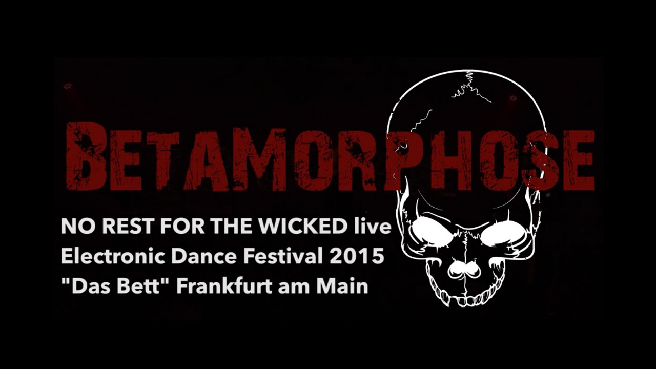 BetaMorphose - NO REST FOR THE WICKED (Leæther Strip Cover live at 'Das Bett' Frankfurt am Main)