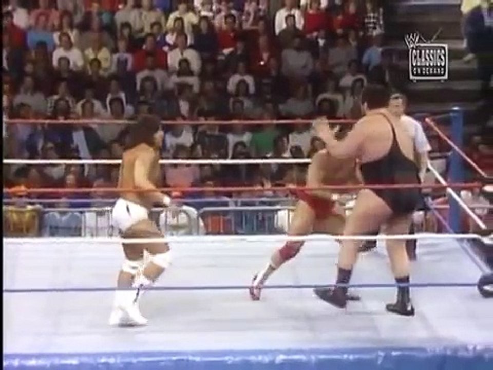Tito Santana & Jim Powers vs Andre the Giant   SuperStars Feb 25th, 1989