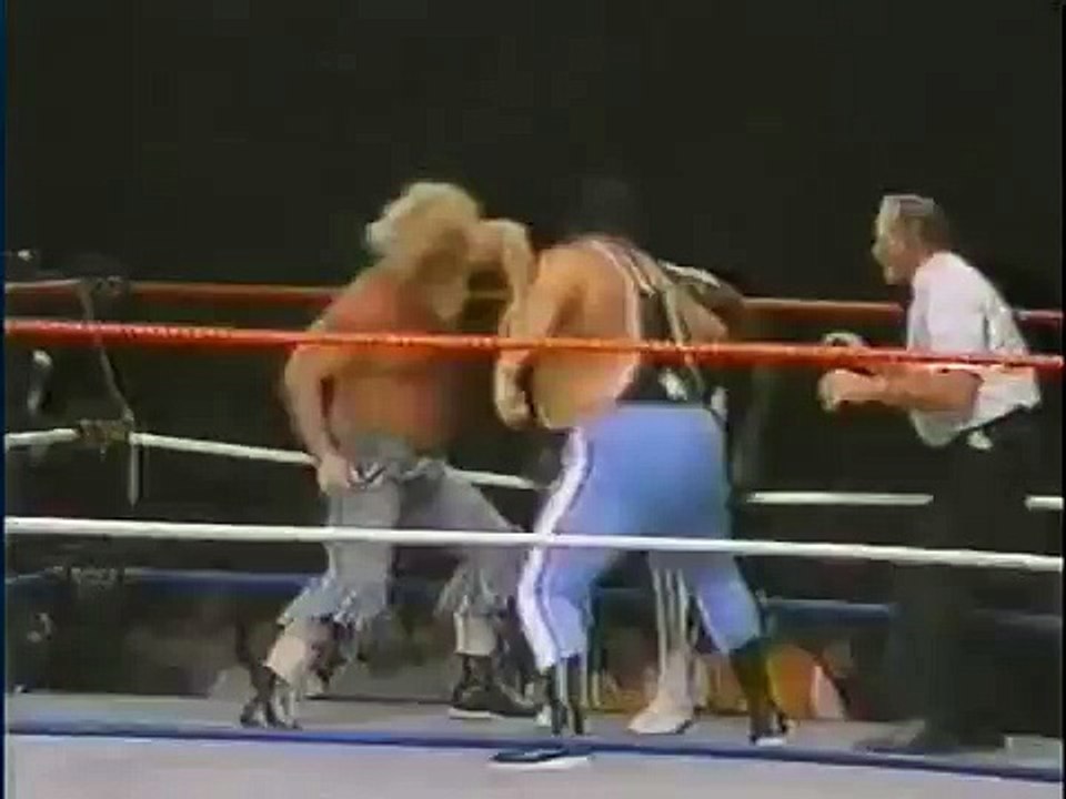 JYD & George Steele in action   Championship Wrestling Jan 11th, 1986