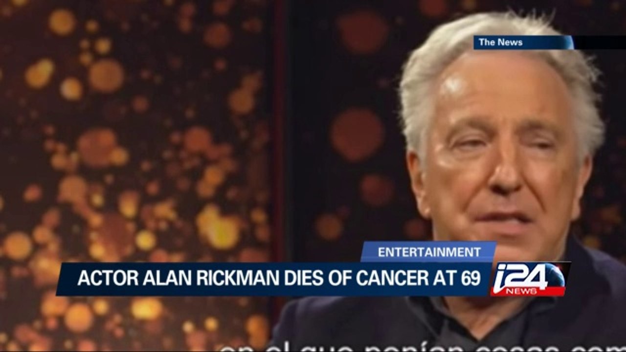 Actor Alan Rickman dies of cancer at 69