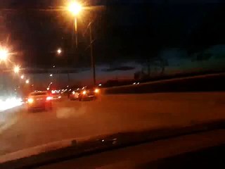 крупная авария на мосту