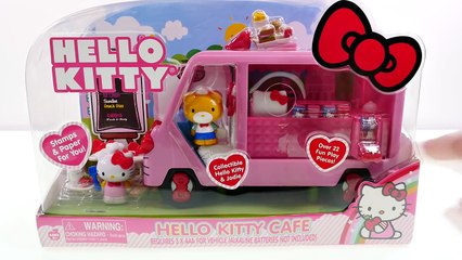 Hello Kitty Cafe Truck - Stamps - Cash Register - Soda Dispenser