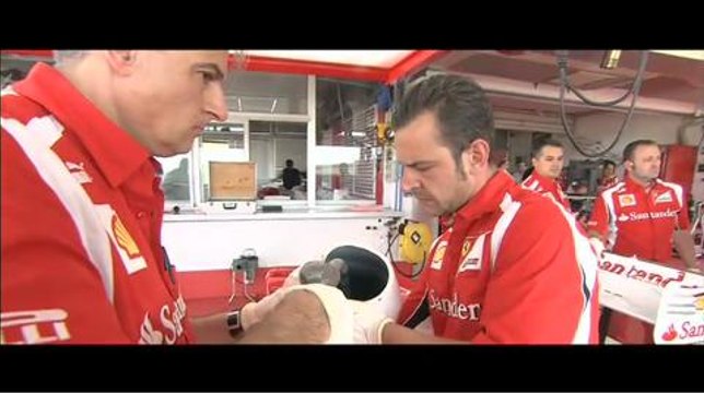 Fernando Alonso prueba el Ferrari F60 con gasolina normal